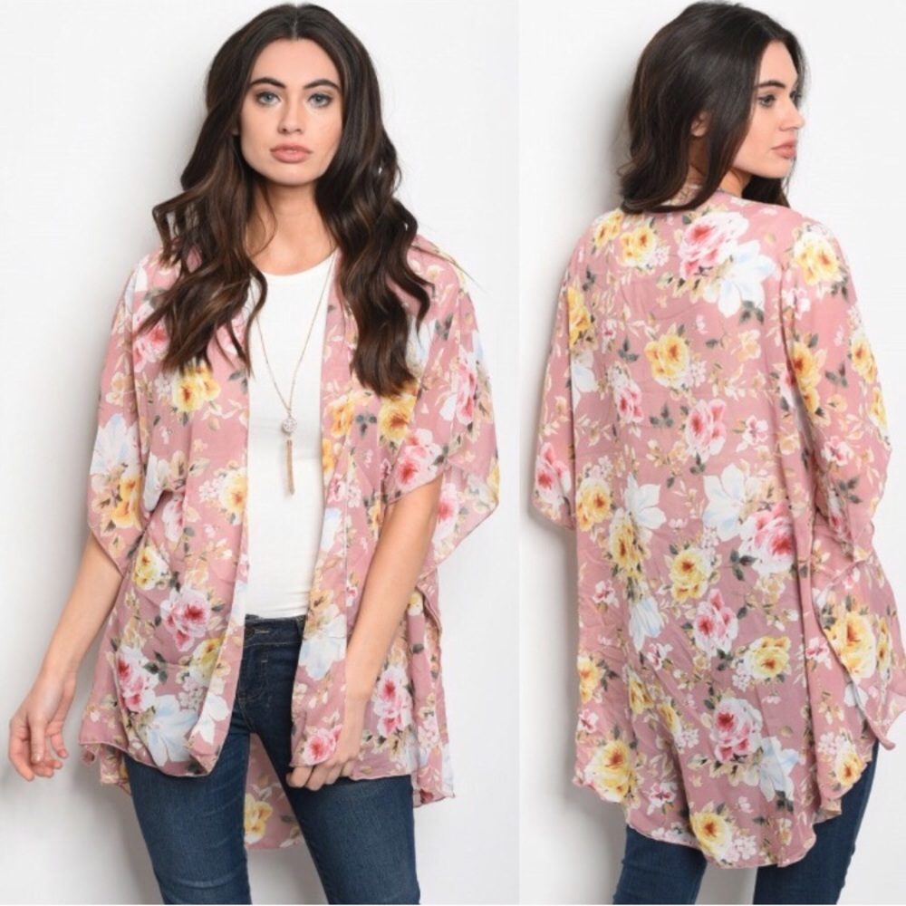 Sale! New! Lightweight Blush Kimono